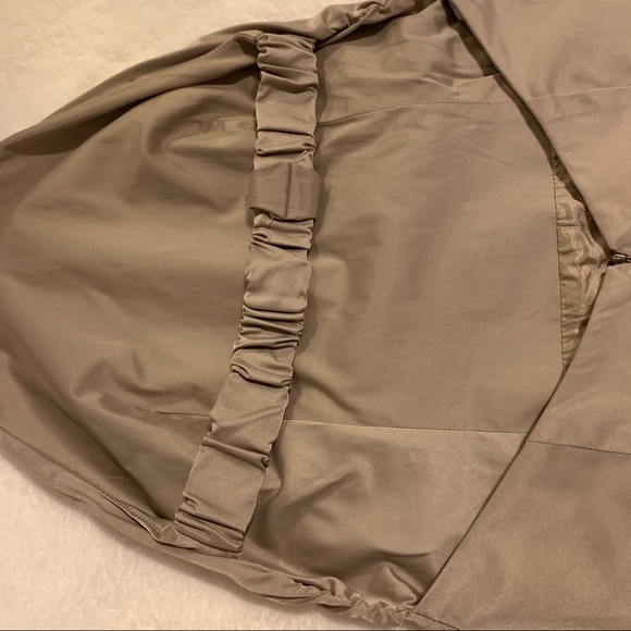 Halter Neck,Open Back Beige Mini Dress - Picture 5 of 14